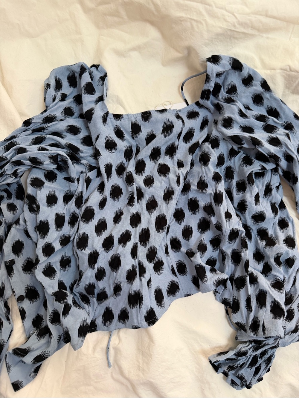 & OTHER STORIES Ruffled Cuff Button Up Top - Picture 5 of 5